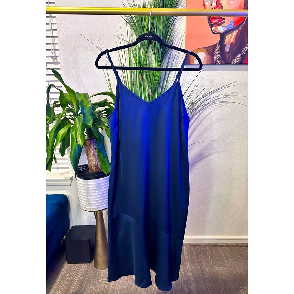 Sam Edelman Satin Slip Dress - Size 8 - Picture 5 of 9